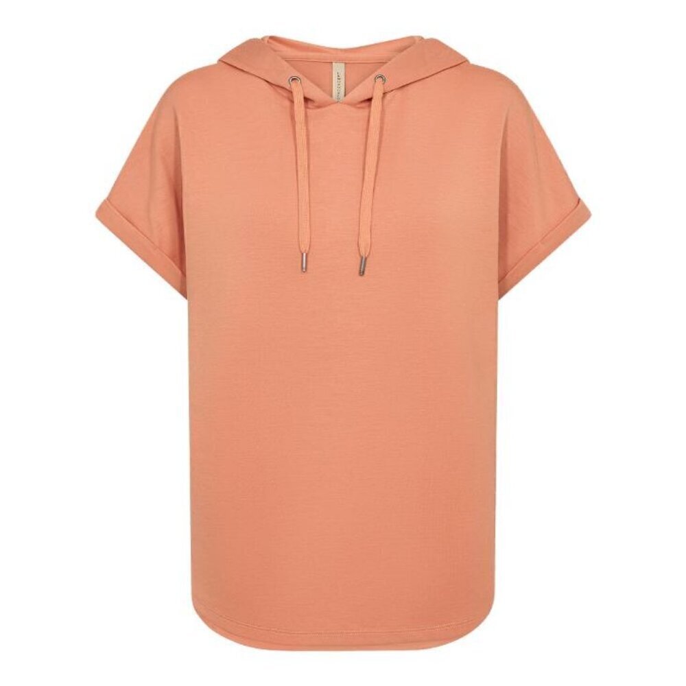 NWT SOYA CONCEPT Banu 143 Papaya Modal Short Sleeve Sweatshirt